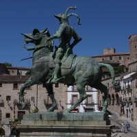 Estatua de Francisco Pizarro. Trujillo. Extremadura